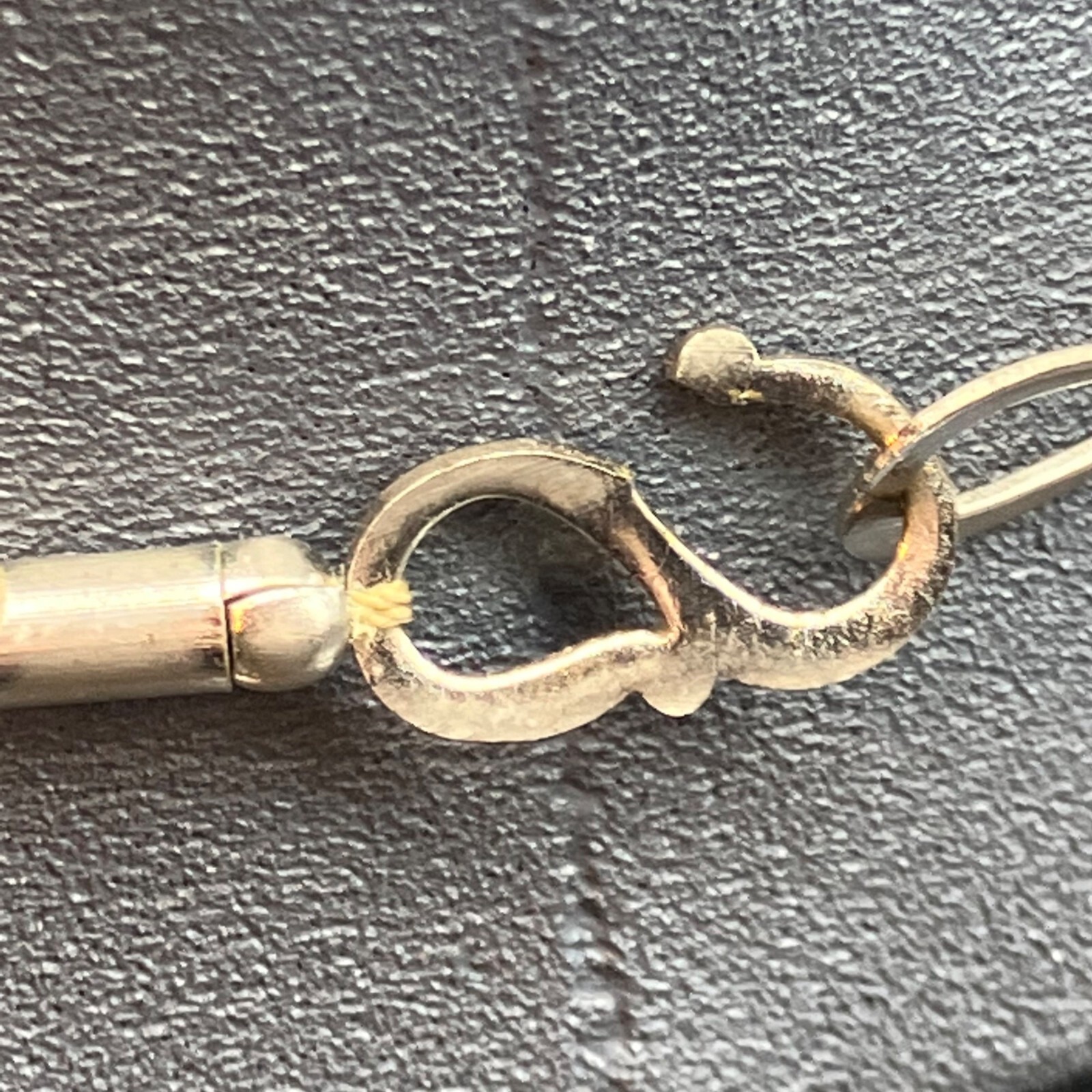 Statement Necklace Chunky Silver Black Multistran… - image 8