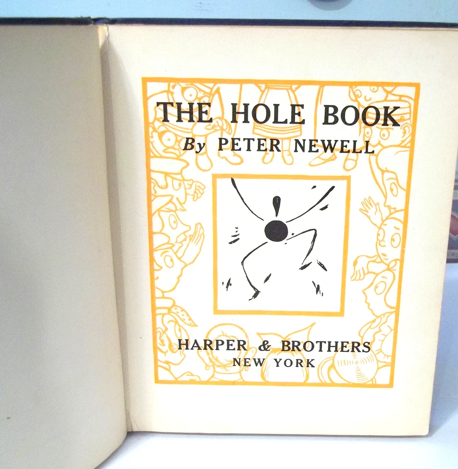 The Hole Book Peter Newell 1908 TRUE First Edition Fine Condition - Image 4 of 4