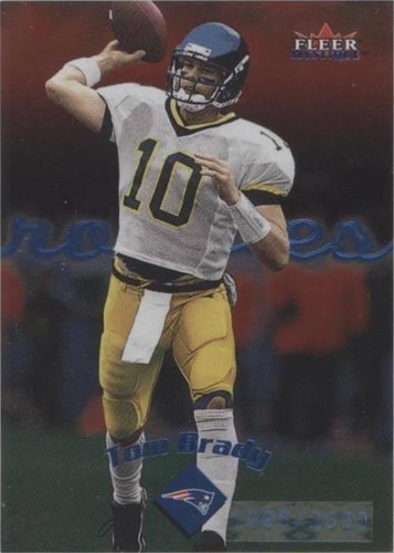 2000 Fleer RARE METAL #267 TOM BRADY ROOKIE PSA 10 GEM MINT RC 🐐🐐