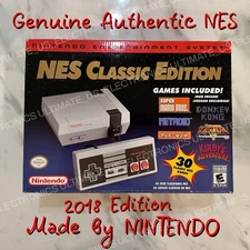 Authentic Nintendo Classic Edition NES Mini Game Console USA Genuine 30 Games