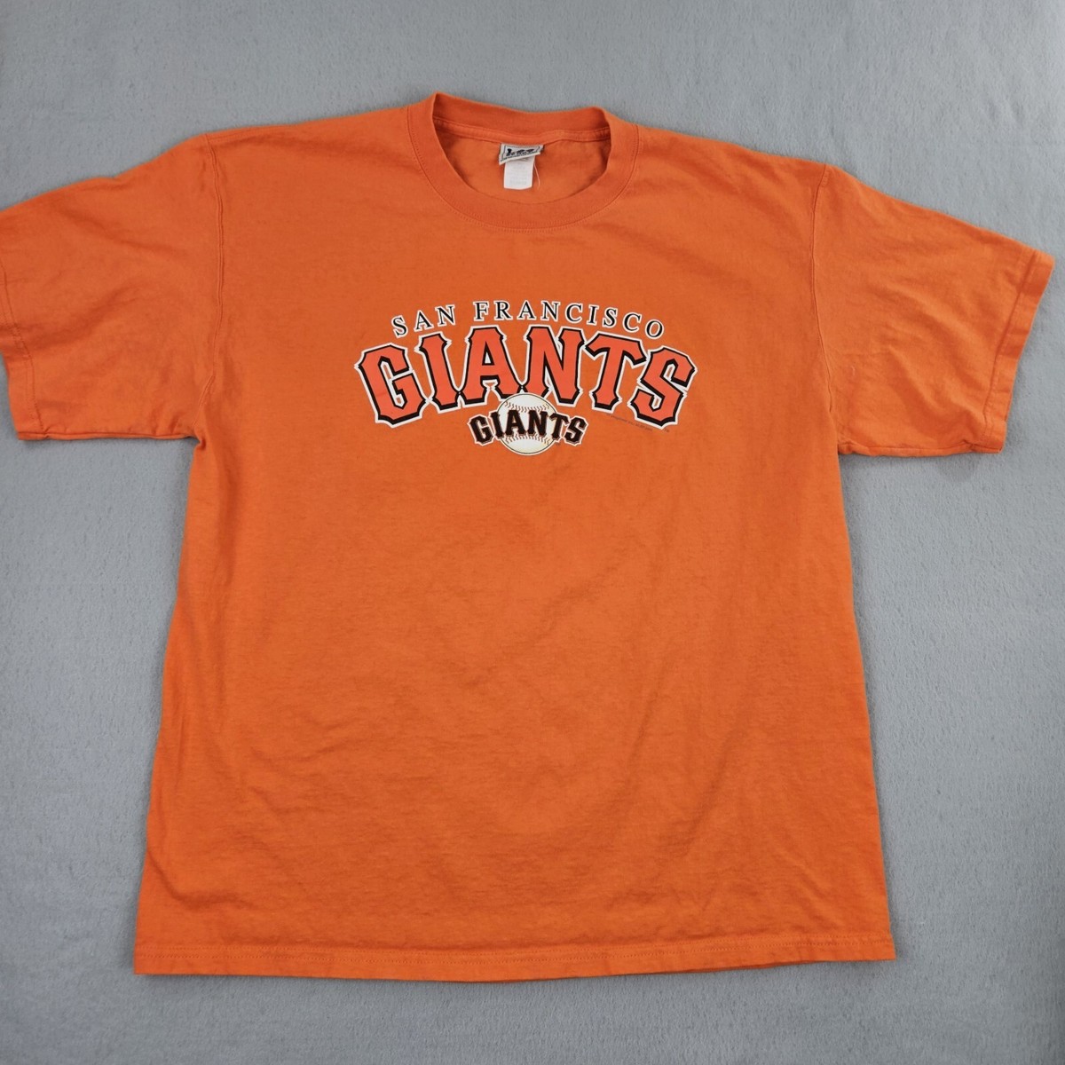 Vintage San Francisco Giants Lee Sport T-shirt Size XL Orange MLB