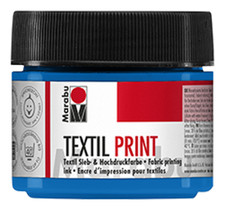 Marabu Textil Print - Textile Fabric Ink Screen Printing / Lino Printing -100 ml