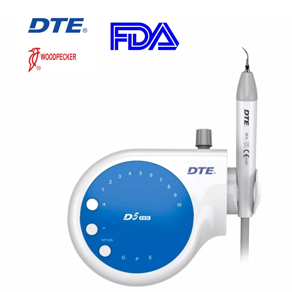 Escalador piezoeléctrico ultrasónico dental LED pájaro carpintero original pieza de mano SATELEC Foto 3 de 4