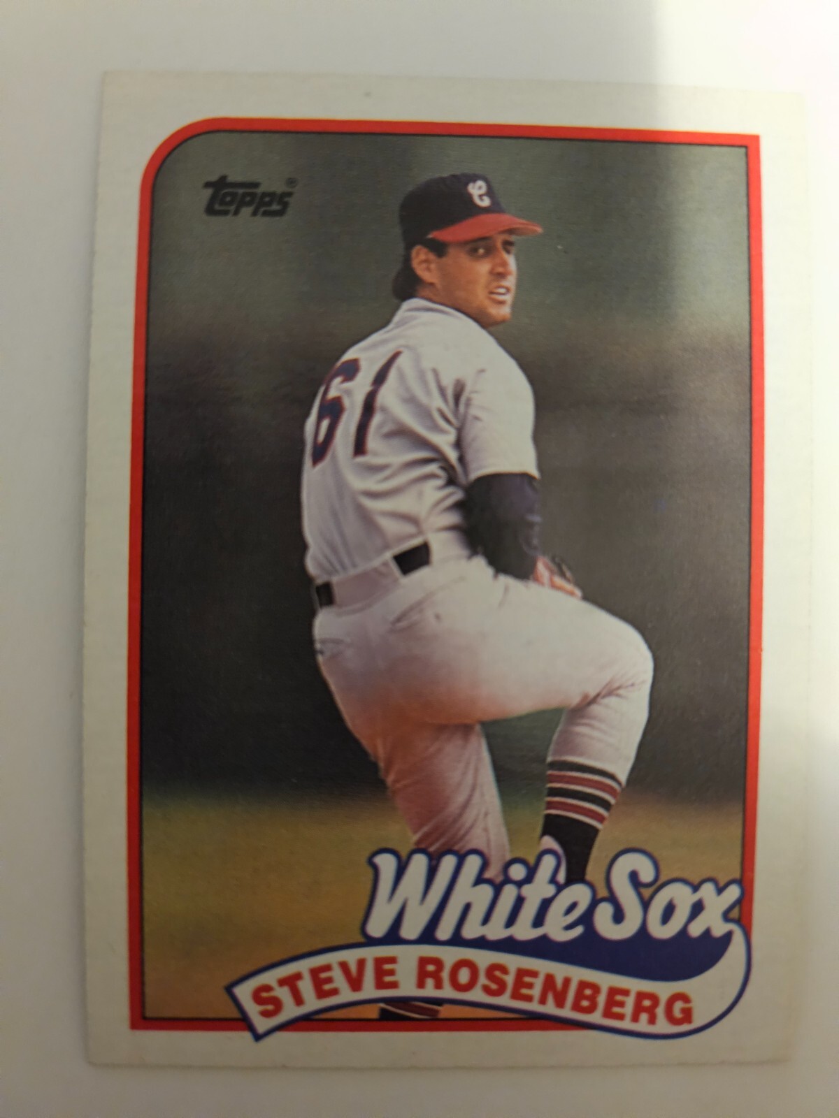 1989 TOPPS STEVE ROSENBERG RC #616 NM