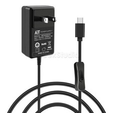 5V 4A Power Supply Adapter with Switch US Plug Charger Type-C for Raspberry Pi 4