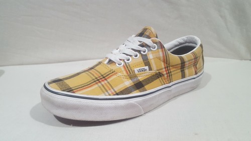 yellow plaid shoes