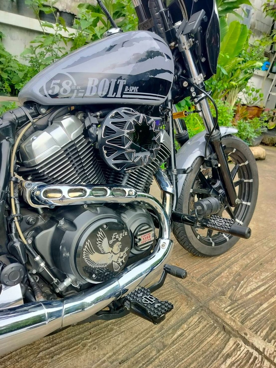 かい　ヤマハ SCR950 BOLT950 クリアキン エアクリーナー K&N エアクリーナーエレメント リプレイスメント SCR950 17