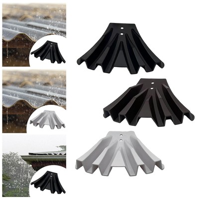 Regenrinne Disperser Drain Erweiterung Splash Block für Dächer Rasen Boden