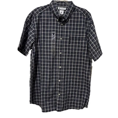 COLUMBIA Mens Dress Shirt Short Sleeve Pocket Button Front Size XL - Image 1 of 4