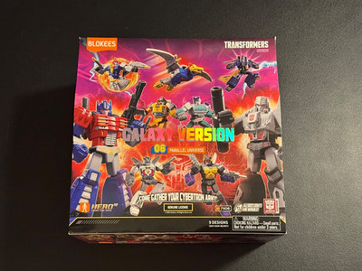 Transformers Blokees Galaxy version 06 Parallel Universe Brand New set of 9