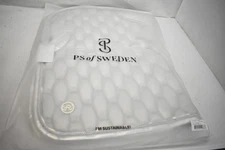 PS of Sweden Dazzling Metallic Jumping Saddle Pad Full D. Silver Holographic