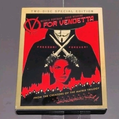 V for Vendetta 2 Disc Set Natalie Portman (DVD, 2006)