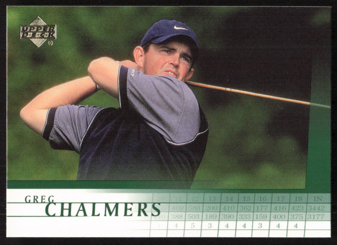 2001 Upper Deck Greg Chalmers Rookie Card #13
