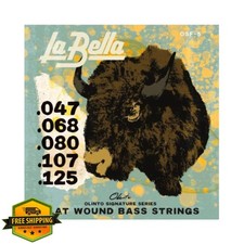 La Bella OSF-5 Flatwound Bass Strings 5-String 47-125