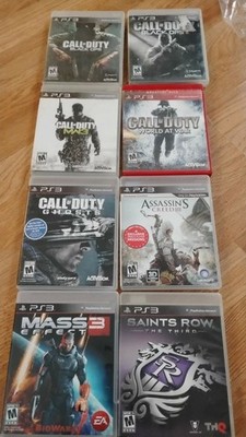 Call of Duty Assins Creed PS3 Game Bundle