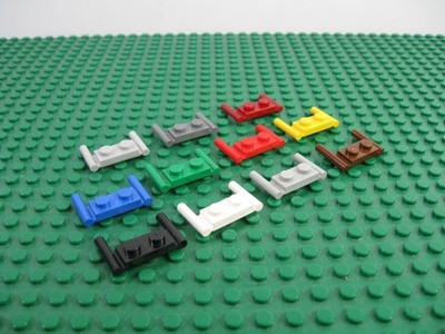 LEGO Plate 1x2 Bar Handles Flat Ends Low Attachment (2 PCS) #3839b -Choose Color