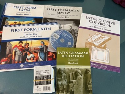 Memoria Press First Form Latin Student Text & Teacher Bundle + Other Resources