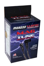 Moroso Spark Plug Wire Set 9866M; Mag-Tune 8mm Black 90deg HEI for BBC