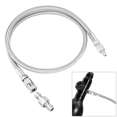 Teile Edelstahl Rohrsatz 4-teilig/SET Stoß Stecker Header Verlängerungsschlauc