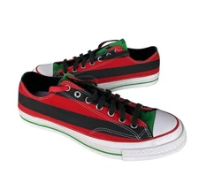 NEW Converse x Denim Tears Chuck 70 Ox Shoes Black Red Mens Size 11 170545C