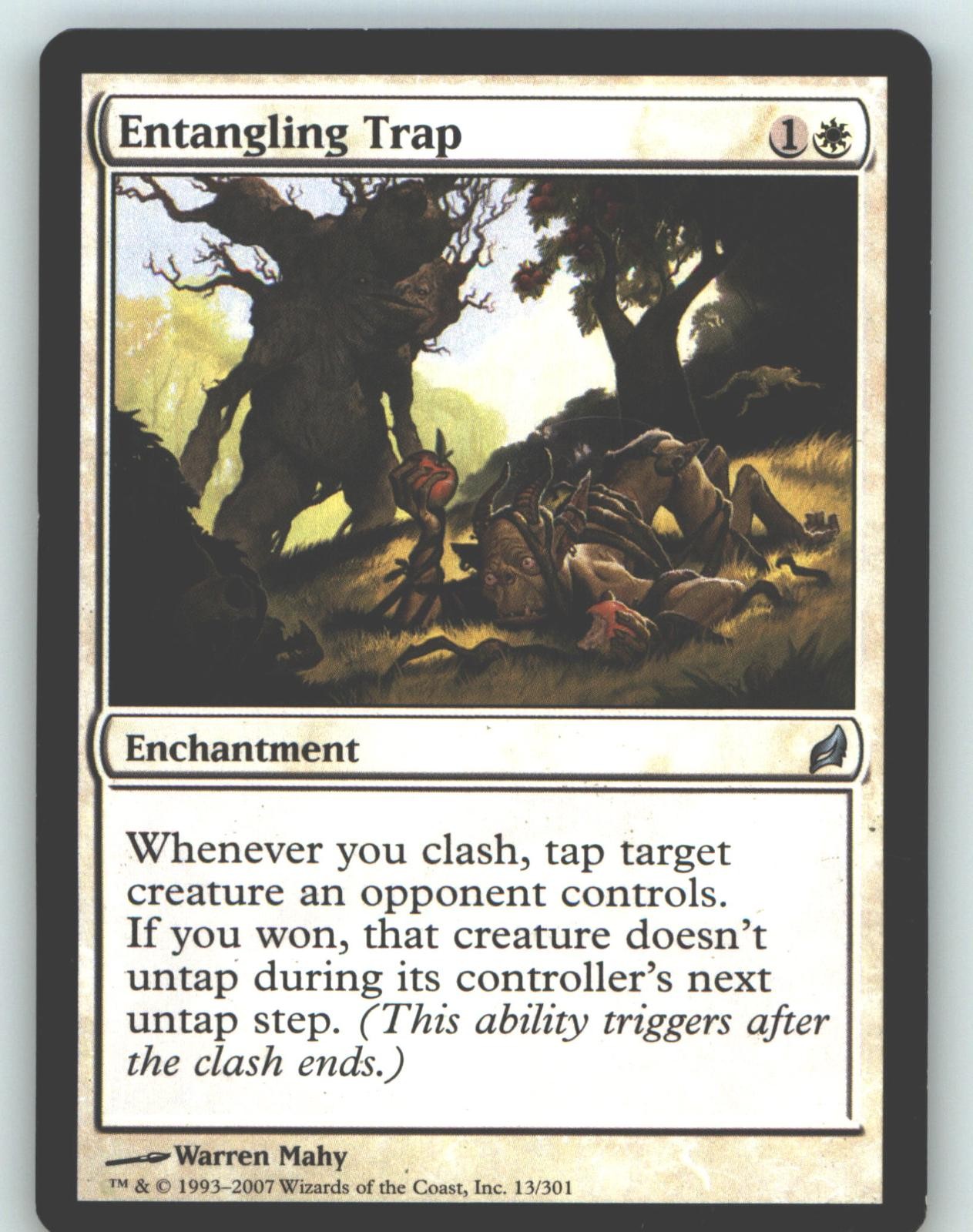 Entangling Trap 13 Uncommon Lorwyn Magic: The Gathering Lightly Played