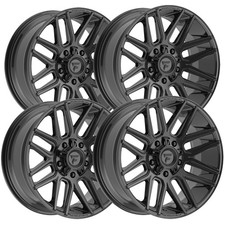 Set Of 4 Fittipaldi Fa14b 20x9 5x5.55x150 18mm Gloss Black Wheels Rims