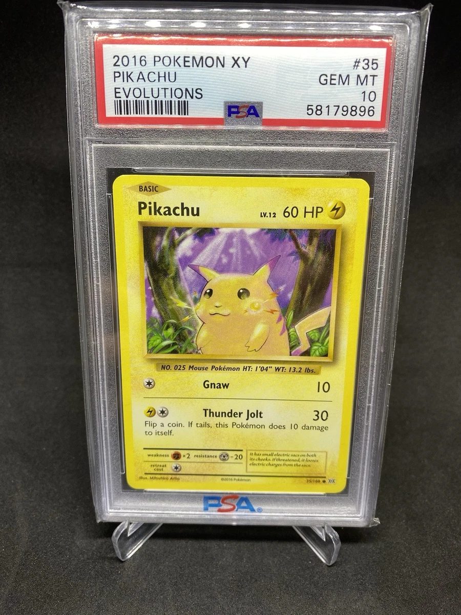 Pikachu Pokémon TCG Grade 10 XY Individual Collectible Card Game
