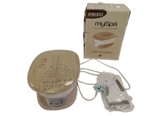 HoMedics mySpa Paraffin Wax Treatment Bath Warmer PAR350-MYA-GB Boxed Preloved