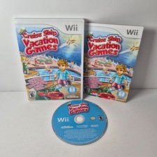 Cruise Ship Vacation Games Nintendo Wii Tested w/ Case Manual