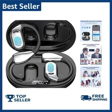 AI Translation Earbuds Real Time, 144 Language Translator with Black