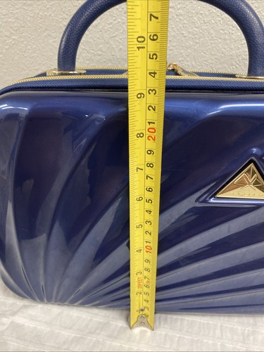 Triforce Elite Travelware Hardside Beauty Case Sienna Blue Luggage 12 x 10 - Picture 8 of 15
