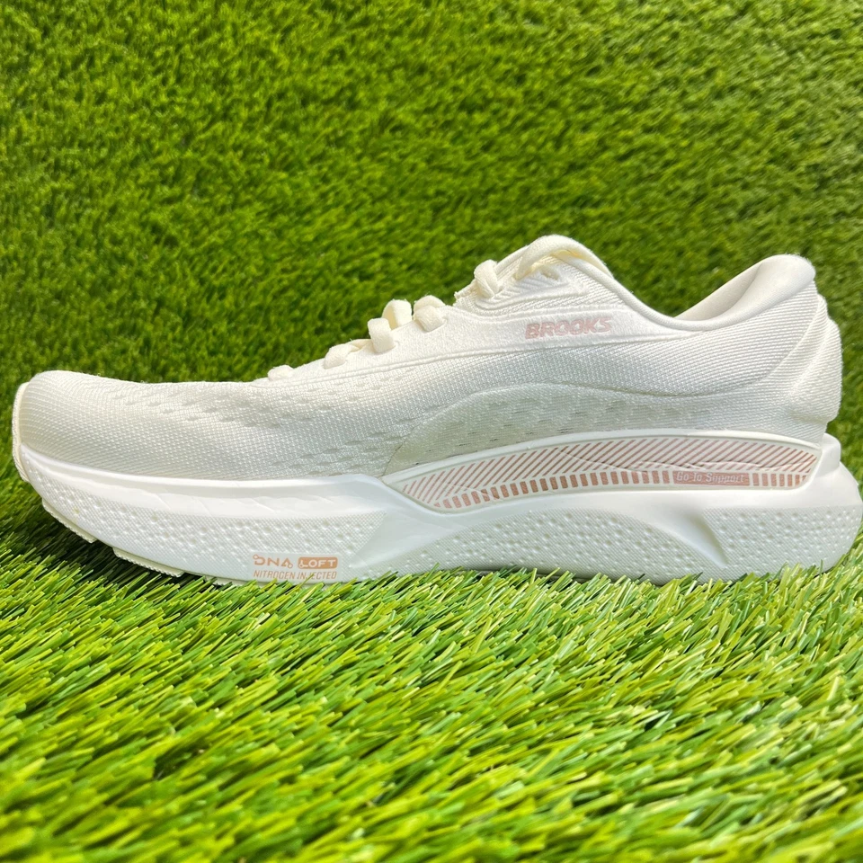 Brooks Adrenaline GTS 24 Mujer Talla 8 Beige Zapatos Atléticos para Correr Tenis Foto 3 de 4