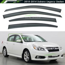 For 2010-14 Subaru Legacy Sedan Black Trim Smoke Tinted Window Visor Rain Guards For 2010-14 Subaru Legacy Sedan Black Trim Smoke Tinted Window Visor Rain Guards