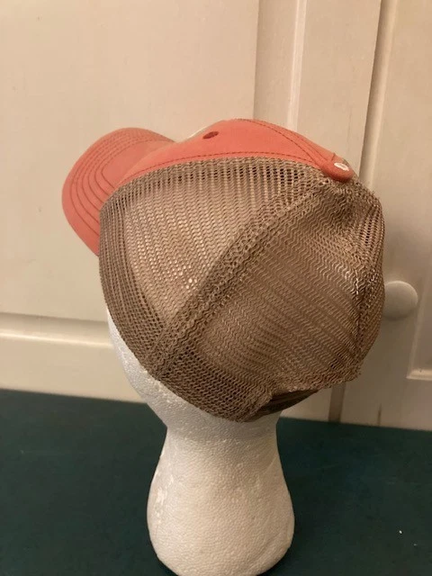 Gorra North Face SnapBack Desteñida Roja a Rosa - Malla Camionero Parche Aire Libre Senderismo Foto 4 de 4