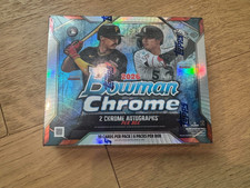 2026 BOWMAN CHROME BASEBALL HOBBY BOX Factory Sealed (2 AUTOs) New
