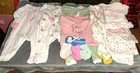 10pcs Baby Girl Clothes Bundle Carter's and Gerber Size 0-3 Months