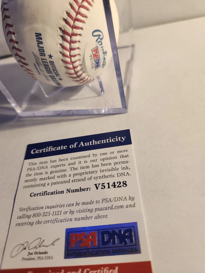 JIM PALMER HOF 90 BALTIMORE ORIOLES SIGNED AUTO OML BASEBALL PSA/DNA  - Image 3 of 3