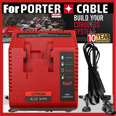 #ad For Porter Cable 18V Lithium Ion amp; NiCad NiMh Battery Charger PCXMVC PCMVC PC18B $25.99