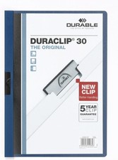Image of Durable DURACLIP 30 A4 Clip Folder - Holds up to 30 Sheets of A4 Paper - Robust