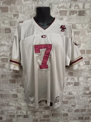 Vintage Colosseum Boston college football #7 t shirt mens size L 