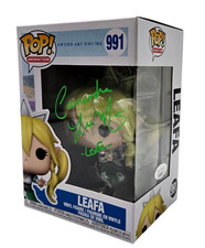 Leafa Signed Funko Pop Sword Art Online Cassandra Lee Morris Autograph JSA 337