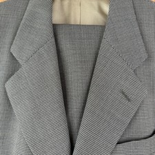 Bachrach Suit Mens 40R Green Taupe 3 Button 1...