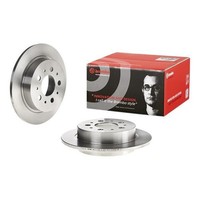 2X Brembo Bremsscheiben 265Mm Voll Hinten Passend FÜR Volvo 960 S90 V90