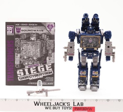 Soundwav100% Complete Transformers Siege WFC 2018 Hasbro Action Figure
