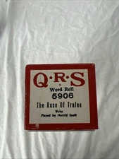 QRS Player Piano Word Roll The Rose Of Tralee #5906