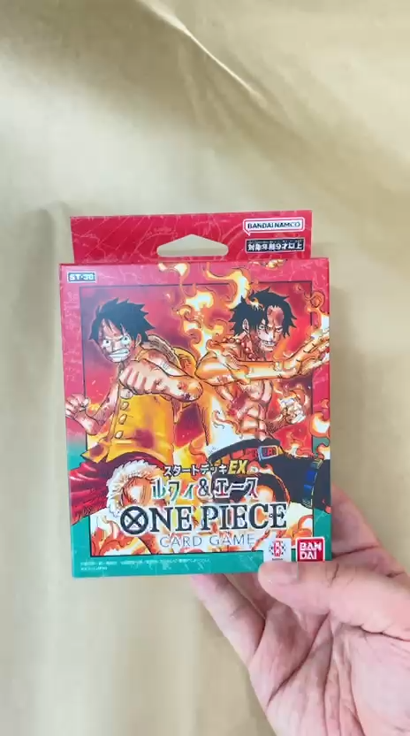 1 Box ONE PIECE CARD GAME STARTER DECK EX Luffy & Ace [ST-30] [JP