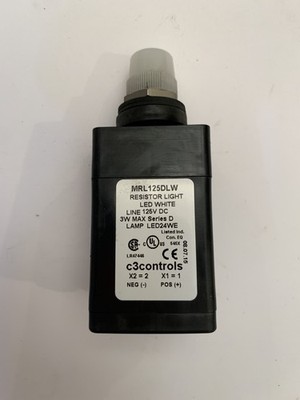 C3Controls MRL125DLW Resistor Light LED White