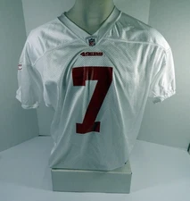 2009 San Francisco 49ers #7 Game Issued White Practice Jersey XL DP47112