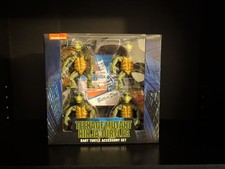TMNT Teenage Mutant Ninja Turtles 1990 Movie Baby Turtle Accessory Set NECA NEW