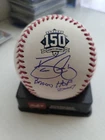 New ListingDavid Justice Signed Atlanta Braves 150th Anniversary Baseball - Insc Braves HOF